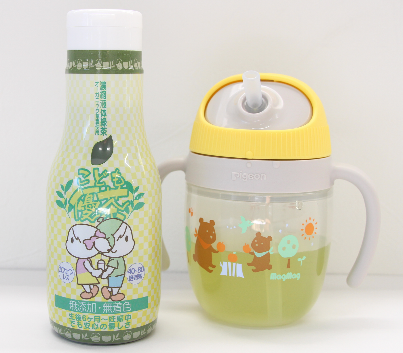 富士の極み　有機JAS認定こども優茶　緑茶　エアレスハクリボトル